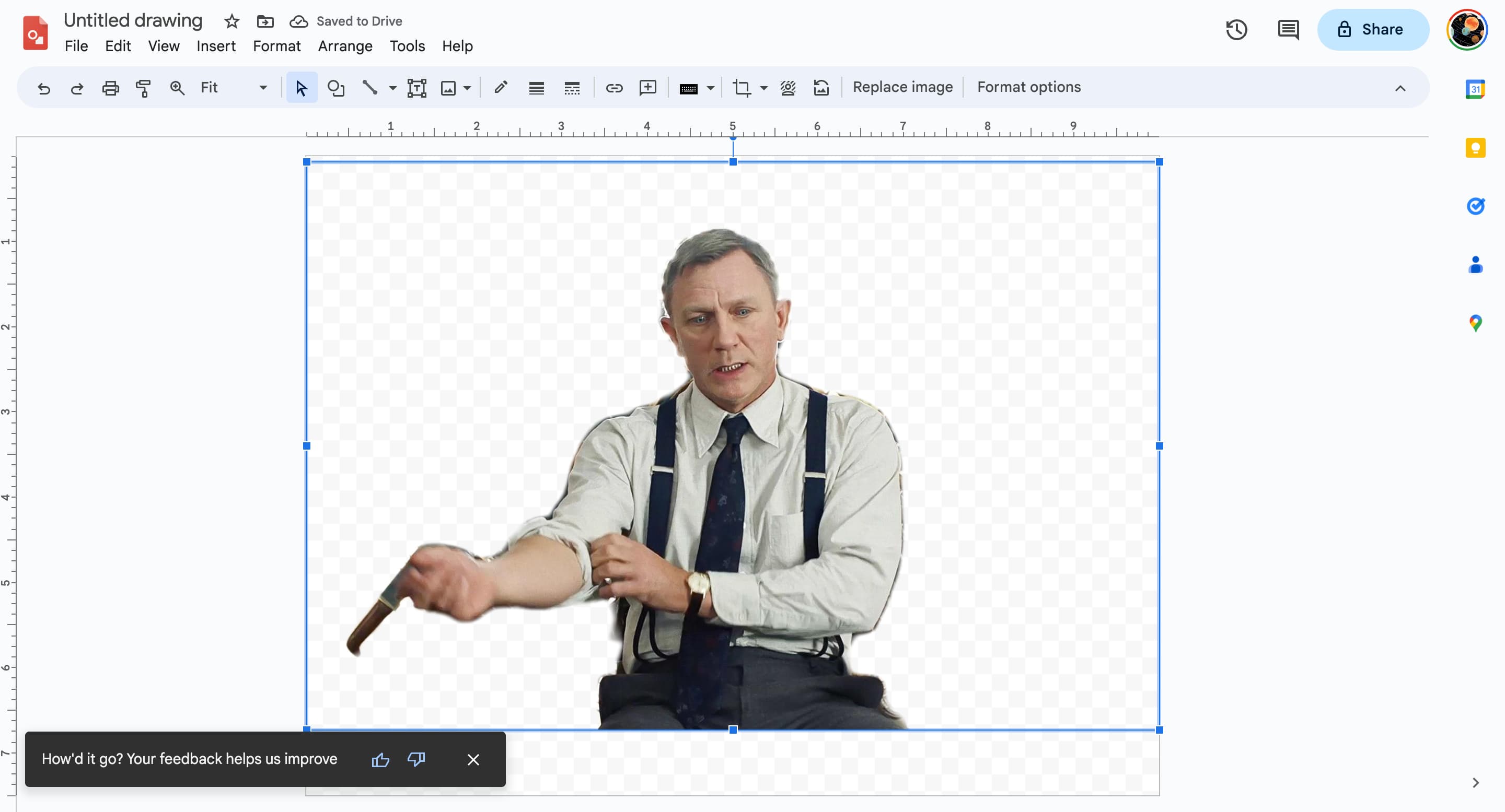 Duet remove image background