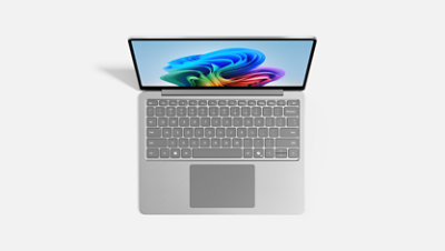 A top-down view of a Surface Laptop.