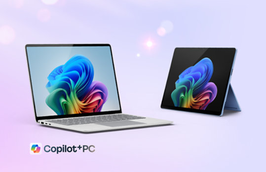 Sapphire Surface Pro and Surface laptop Copilot+ PC.