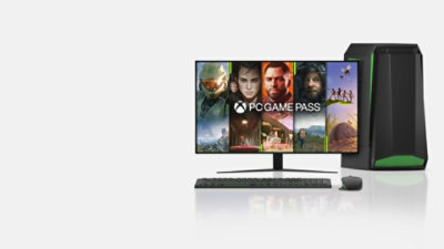 Distintos personales de videojuegos en una PC de escritorio