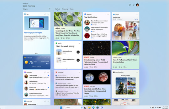 Showing how to add Widgets to a board