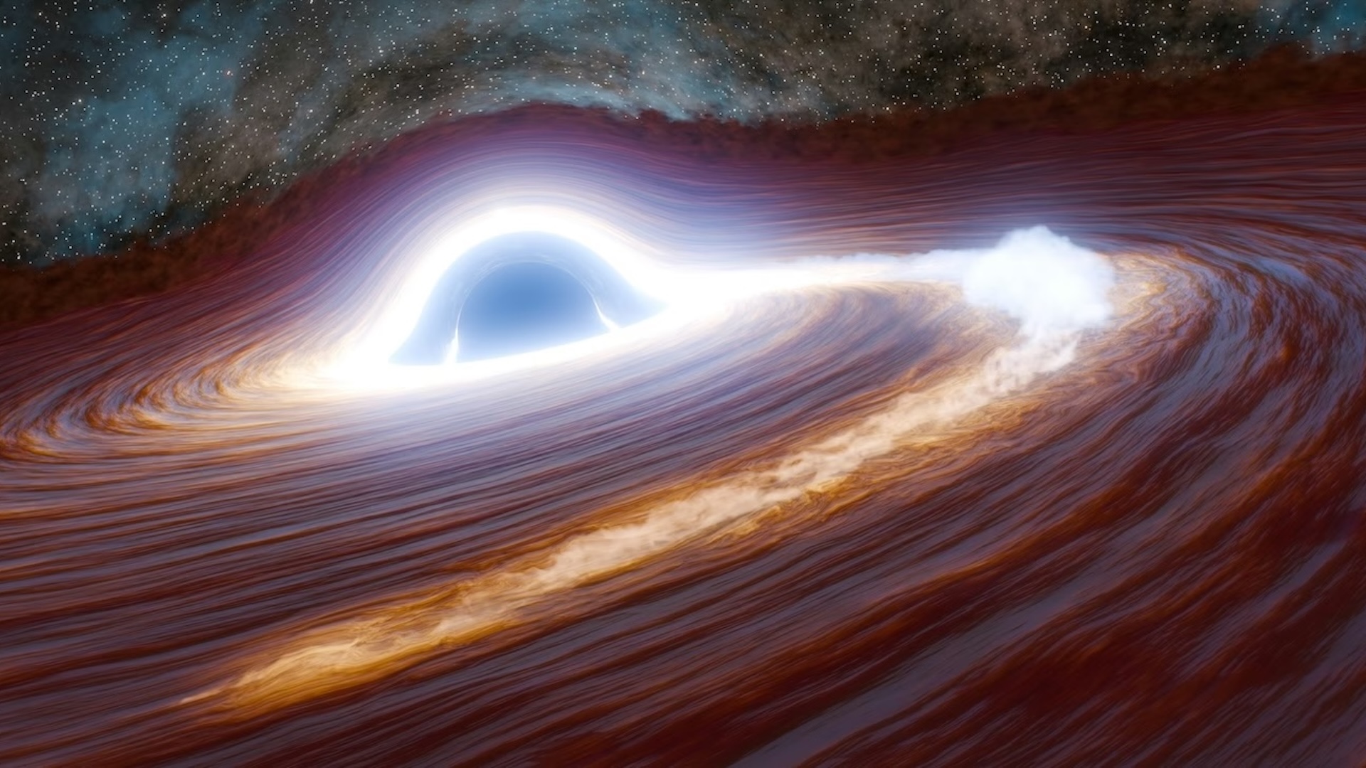 An illustration of a black hole
