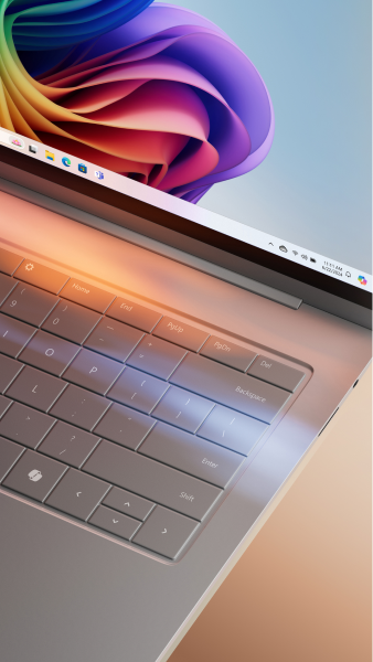 Obrázok počítača Microsoft Surface Copilot+ PC.