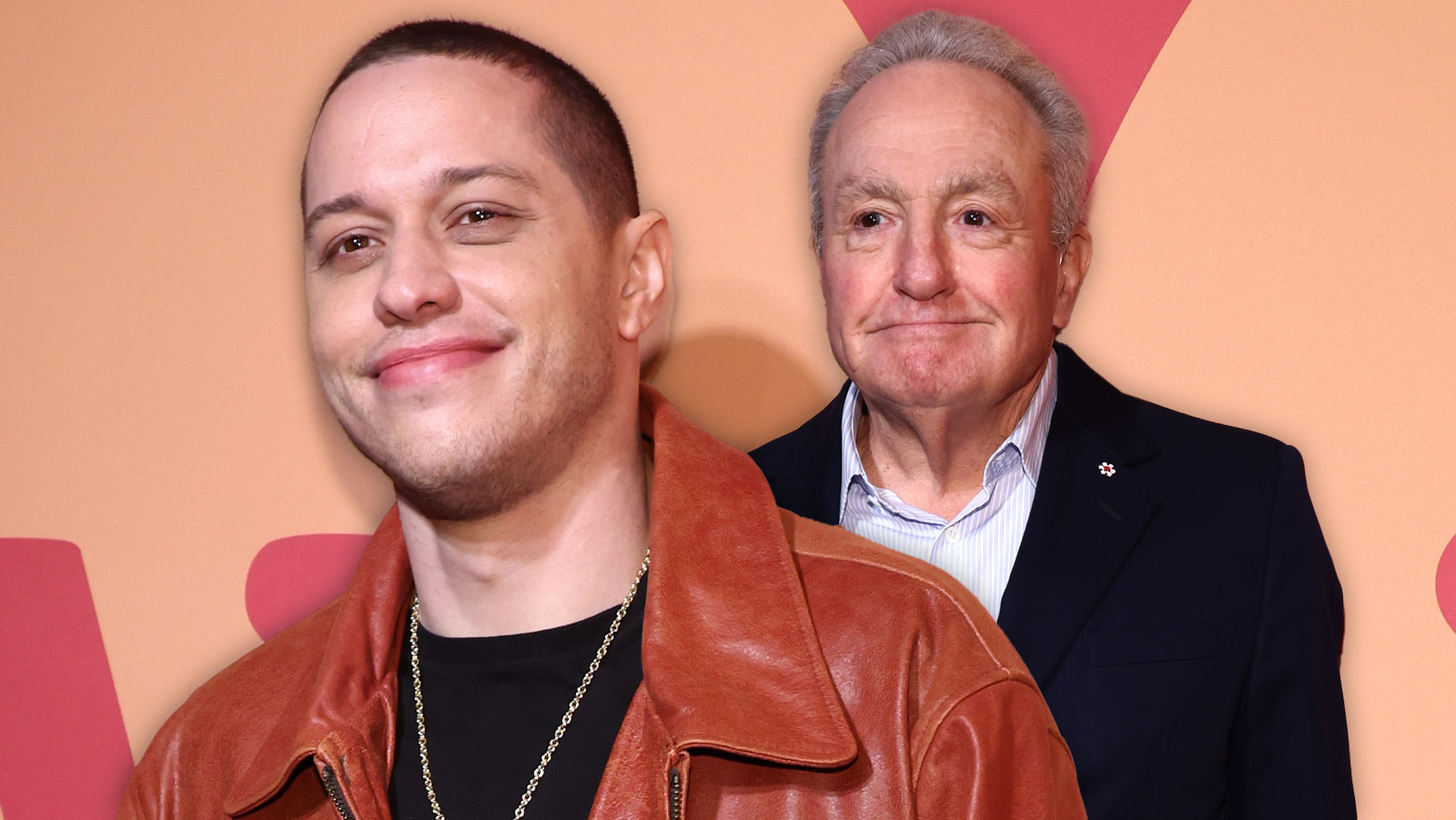 Pete Davidson and Lorne Michaels