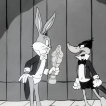 Bugs Bunny and Daffy Duck in "Looney Tunes."