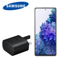 Official Samsung Galaxy S20 FE 25W PD USB-C Charger - Black
