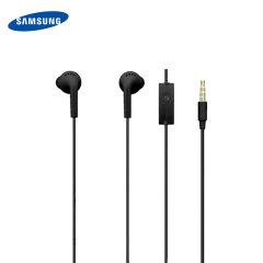 Official Samsung Black 3.5mm In-Ear Wired Earphones with Built-in Microphone - For Samsung Galaxy A25 5G