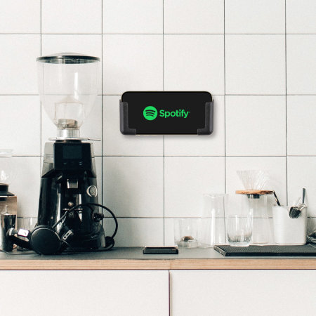 Olixar Black Universal Adhesive Phone Holder For Phones & Tablets - 2 Pack