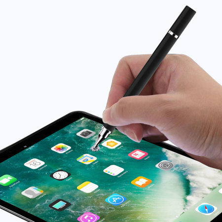 Olixar Black 3-in-1 Precision Touch Capacitive Stylus Pen