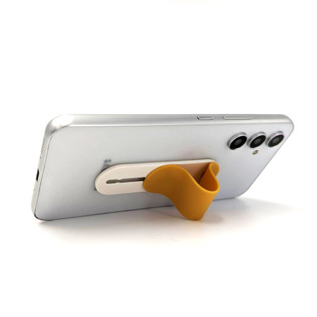 Lovecases Matte Mustard Reusable Phone Loop and Stand