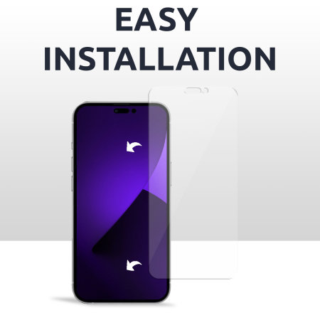 Olixar Tempered Glass Screen Protector & Camera Protectors - For iPhone 14 Pro Max