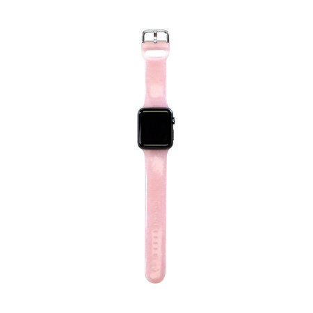 LoveCases Pink Glitter Gel Strap - For Apple Watch Series 2 38mm