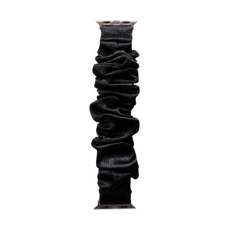 Lovecases Black Satin Scrunchie Strap - For Apple Watch Series 4 40mm