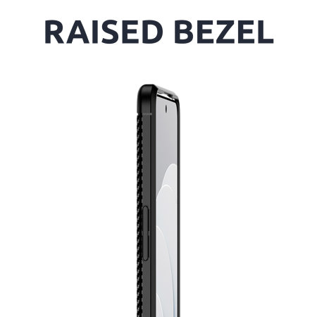 Olixar Black Carbon Fibre Case - For Google Pixel 8