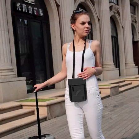 Olixar Black RFID Blocking Passport Holder and Wallet