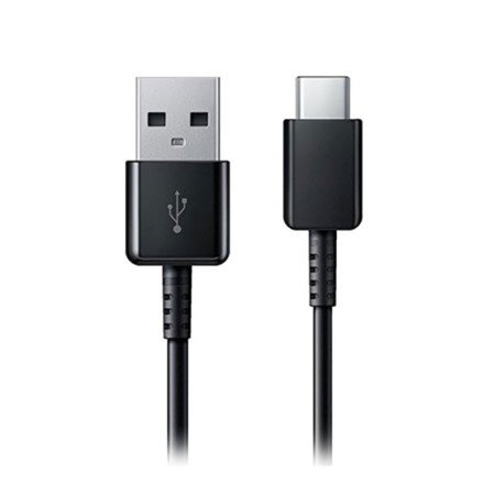 Official Samsung 0.8m USB-A to USB-C Charge & Sync Cable - Black