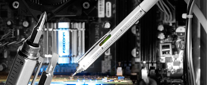 Olixar HexStyli 6-in-1 Stylus Pen - Twin Pack