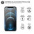 Olixar iPhone 12 Pro Max Tempered Glass Screen Protector - Black 2