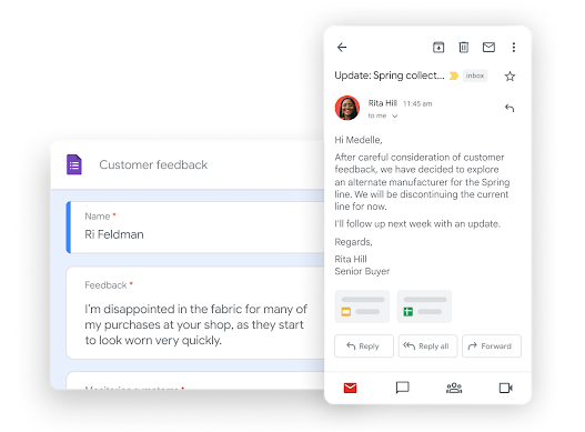 Workspace 说明性图片 - 在 Workspace 系列应用中直接响应客户反馈