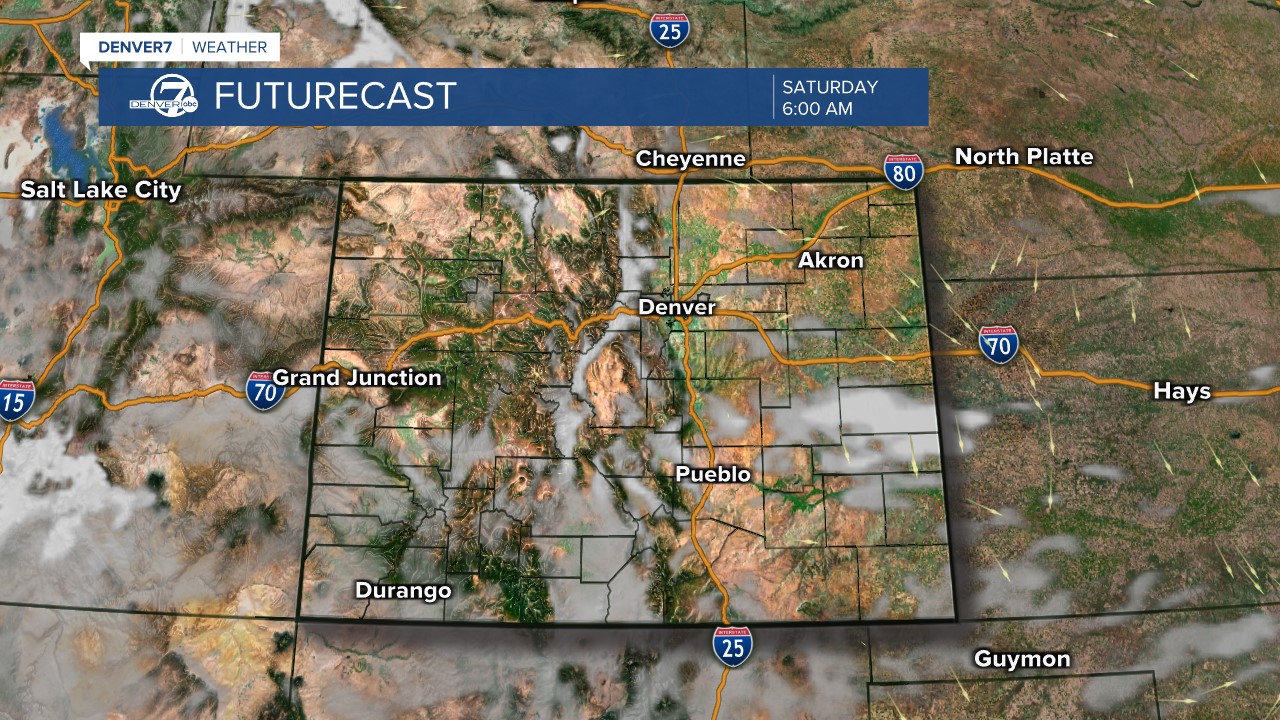 Futurecast: 6 a.m. tomorrow