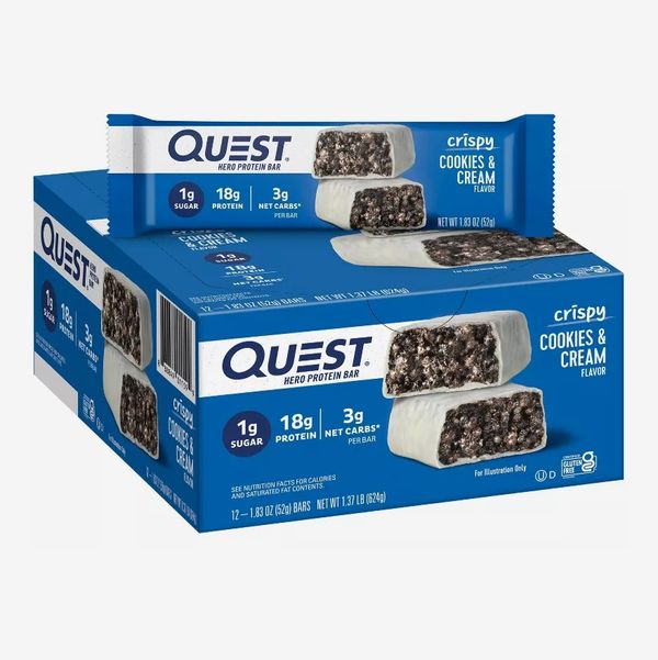 Quest Nutrition Hero Crispy Cookies and Cream Protein Bar - 12