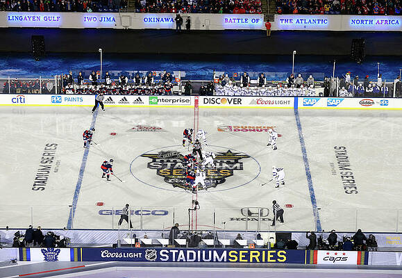 Historic Hockey Stadium Match Wall Art