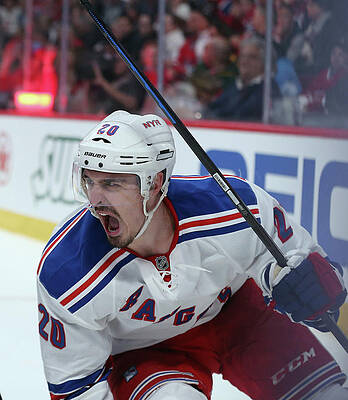 Nhl Wall Art featuring the photograph New York Rangers V Montreal Canadiens - #4 by Bruce Bennett