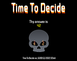 Time To Decide - GD.tv GameJam 2022