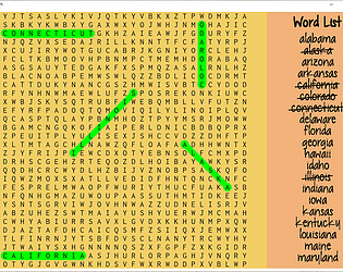 Custom Wordsearch