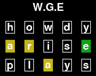 Word Guessing Extravaganza