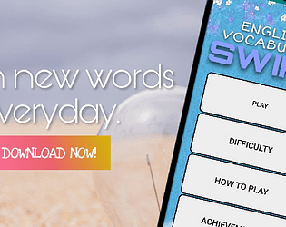 English Vocabulary Swipe