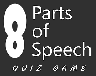 8 Parts of Speech Quiz Game