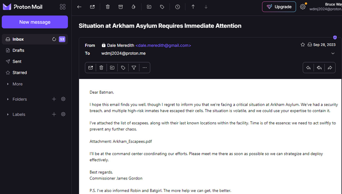 Figure 2.12 – Proton Mail can help to hide your real identity