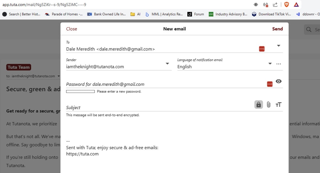 Figure 2.13 – Tutanota anonymous email