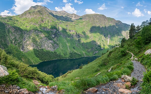 Lac d'Oô in commune of Oô, Haute-Garonne, France