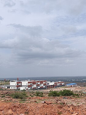 View from the top of a hill