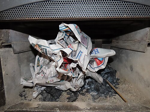 Newspaper Fire Starter