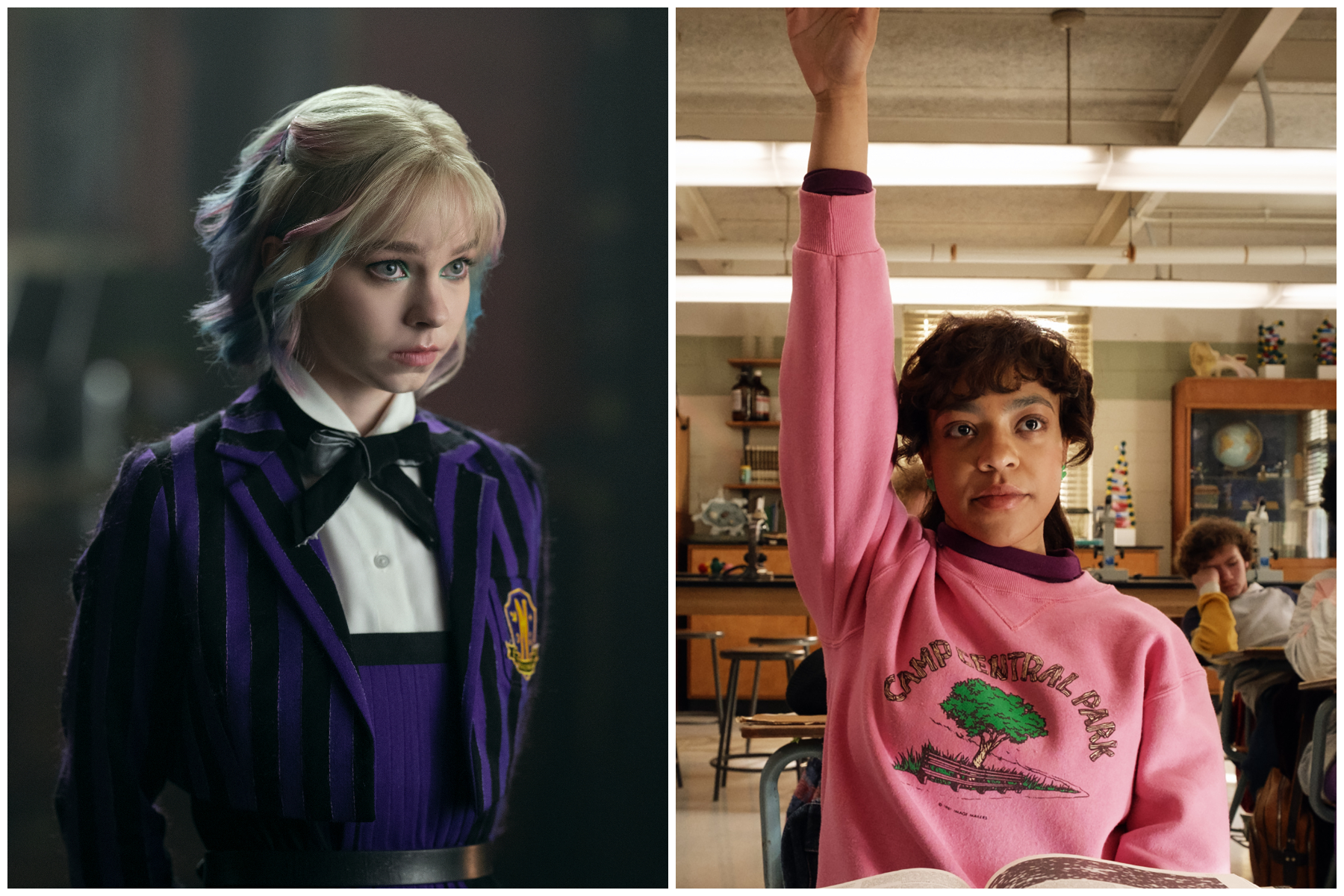 Wednesday, Stranger Things