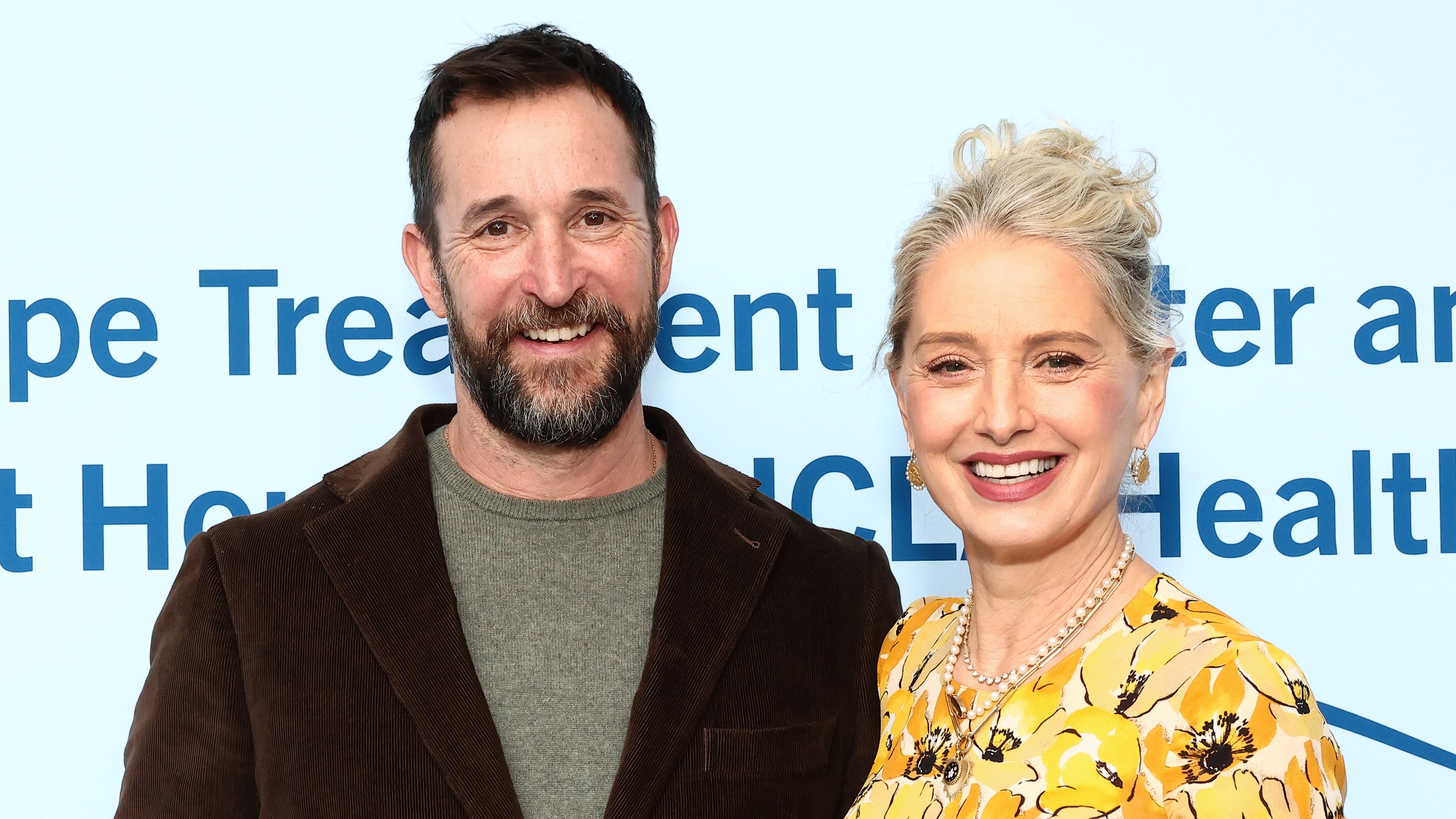 Noah Wyle and Katherine LaNasa at Rape Treatment Center and Stuart House Annual Brunch held at Skirball Cultural Center on October 26, 2025 in Los Angeles, California. (Photo by Araya Doheny/Variety via Getty Images)