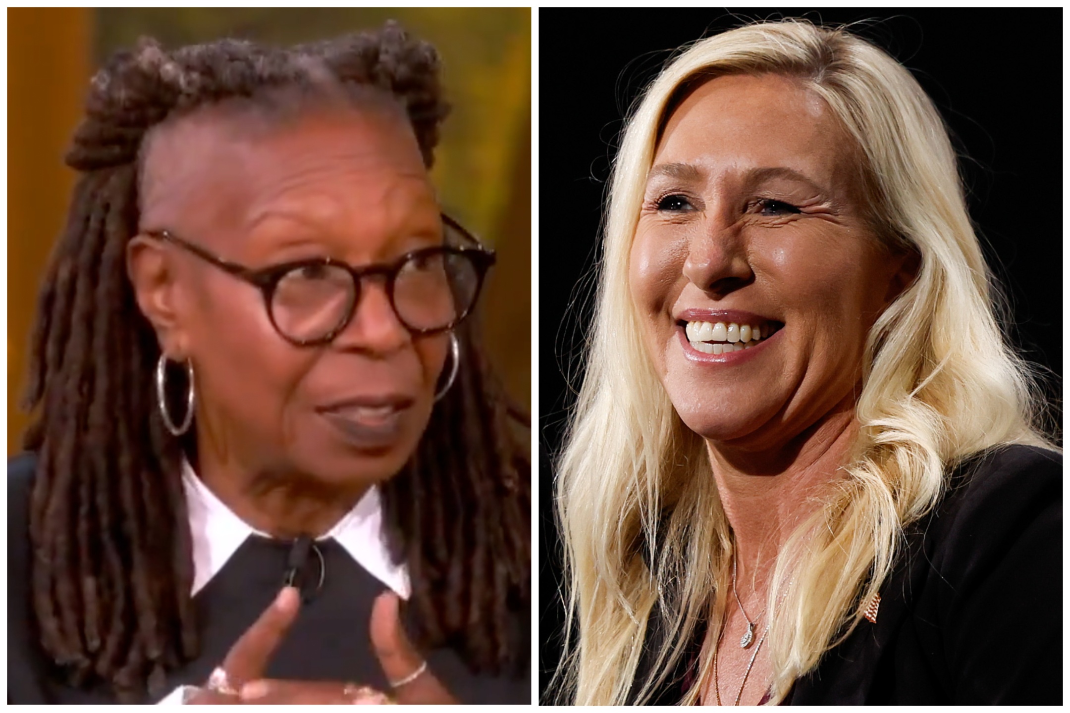 whoopi goldberg marjorie taylor greene