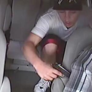 Cops are looking for the thug pictured above who robbed a livery cabdriver at gunpoint in Borough Park, authorities said.