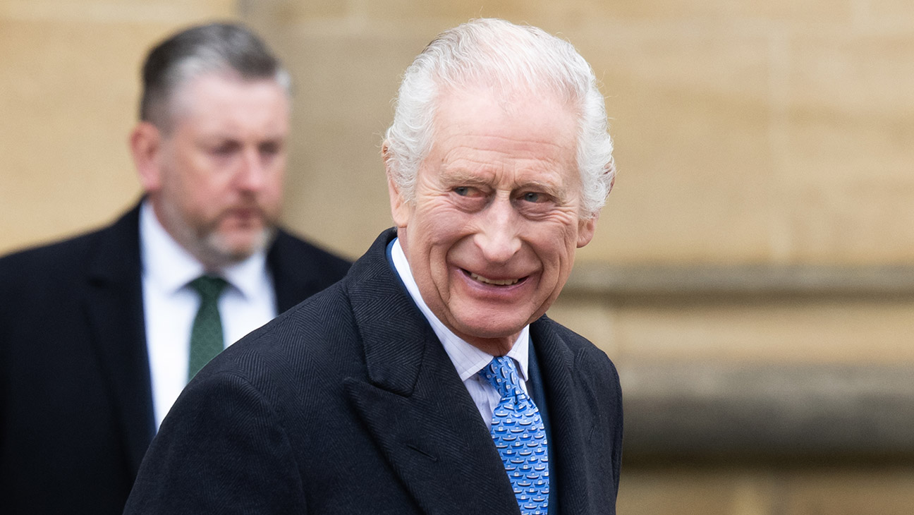 King Charles III attends the Easter Service at Windsor Castle on March 31, 2024 in Windsor, England.