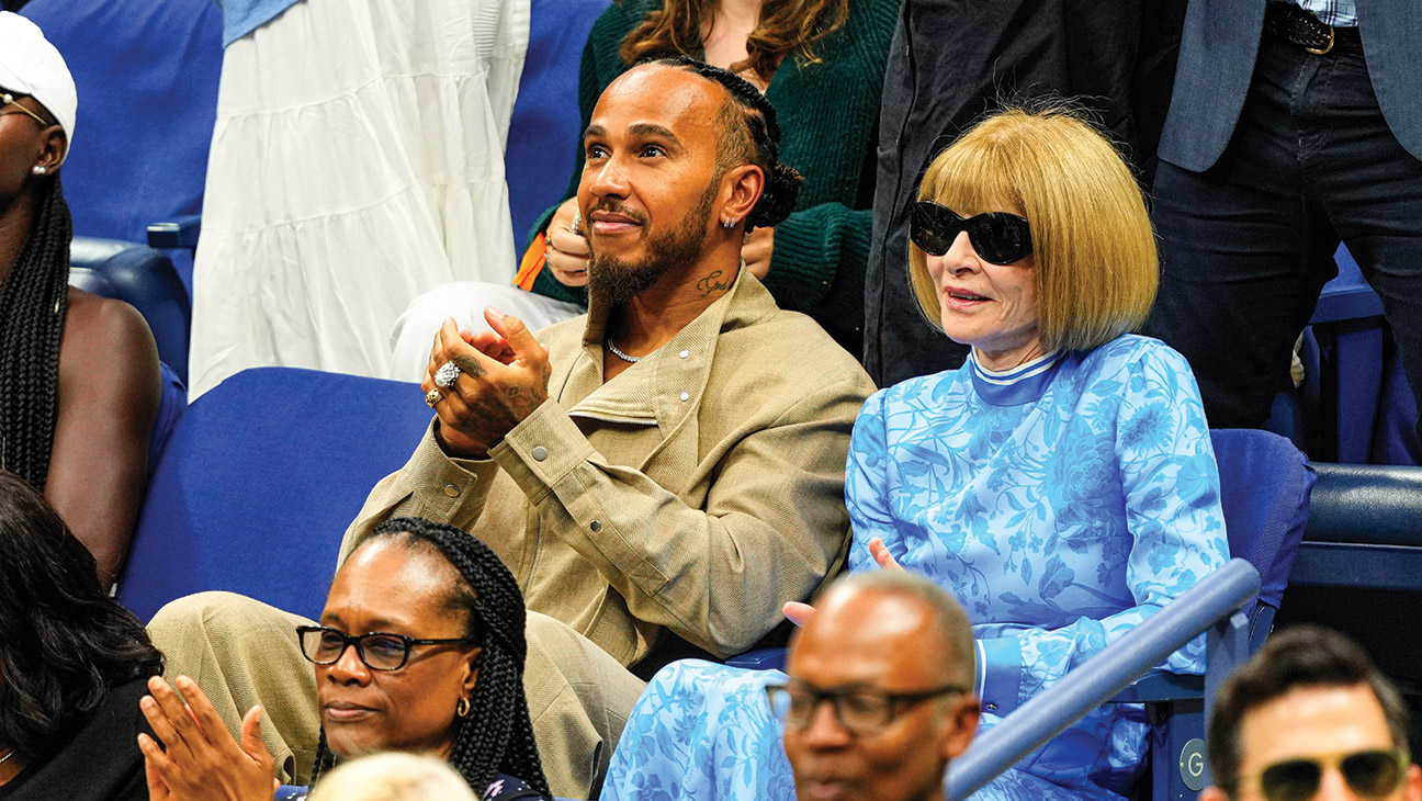 Lewis Hamilton and Anna Wintour