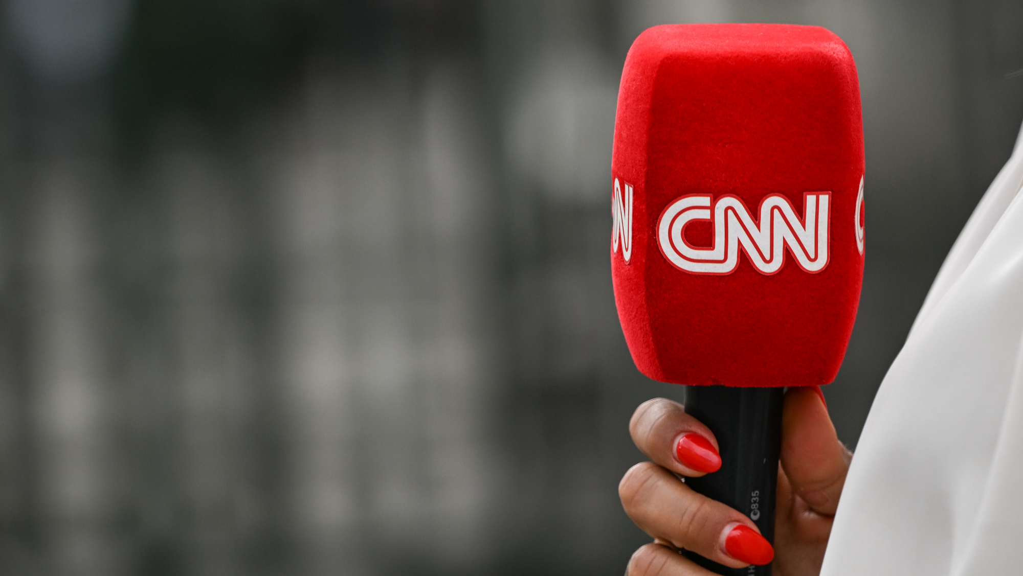 A CNN microphone.
