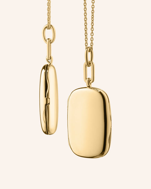 The Jane 18K Gold Locket Necklace