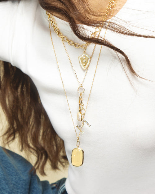 The Jane 18K Gold Locket Necklace