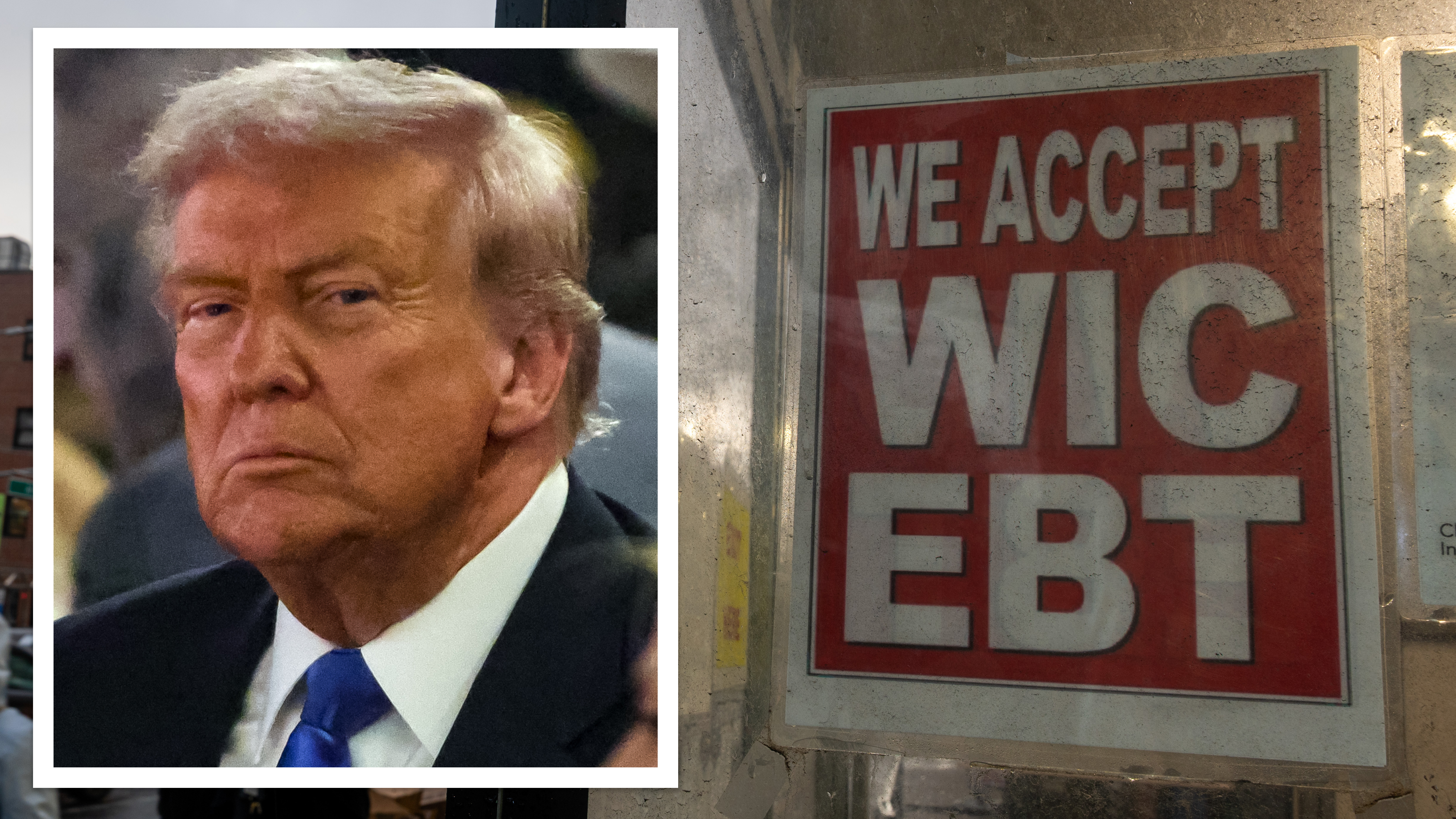 President Donald Trump says the government will provide some support for people relying on SNAP benefits.