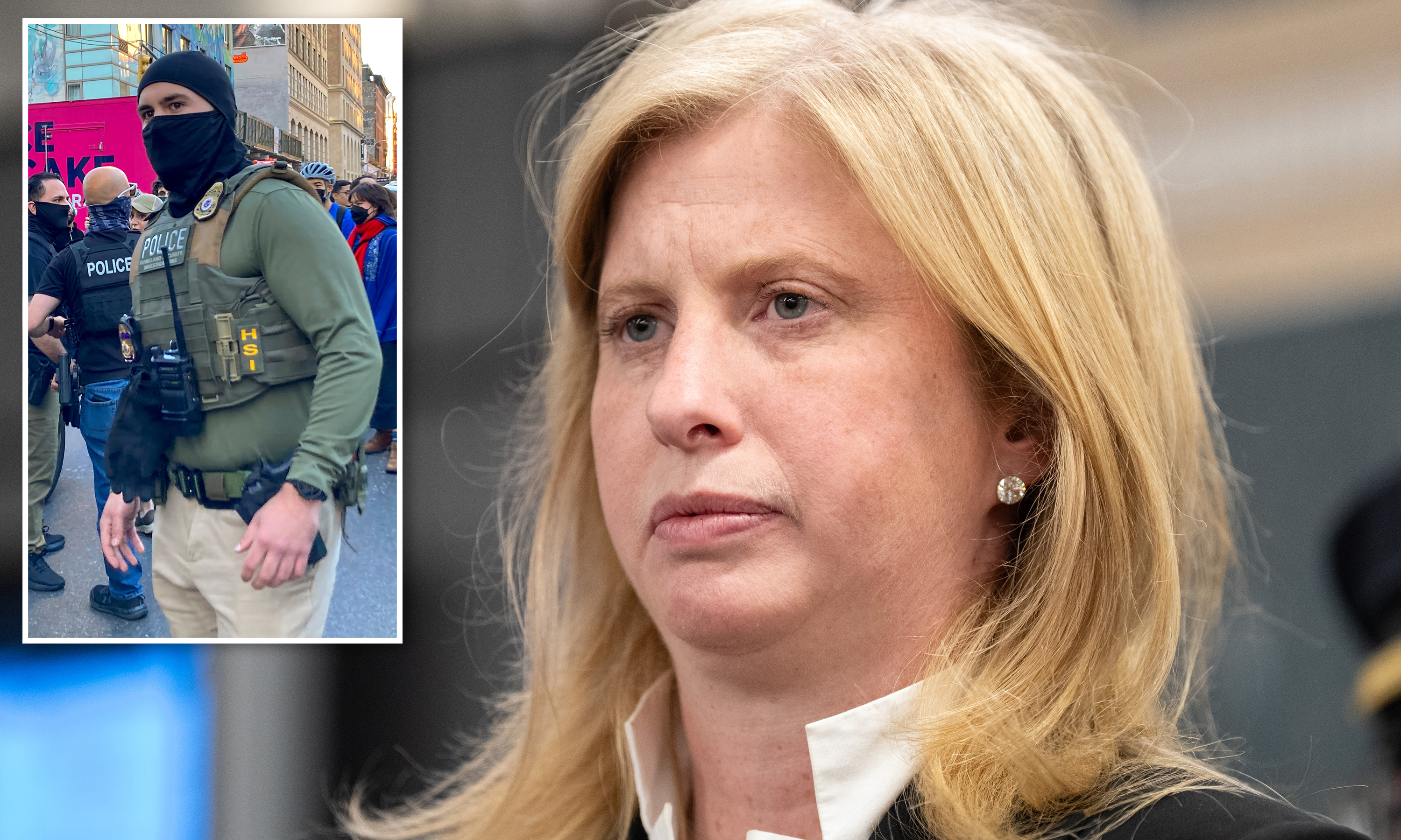 NYPD Commissioner Jessica Tisch.