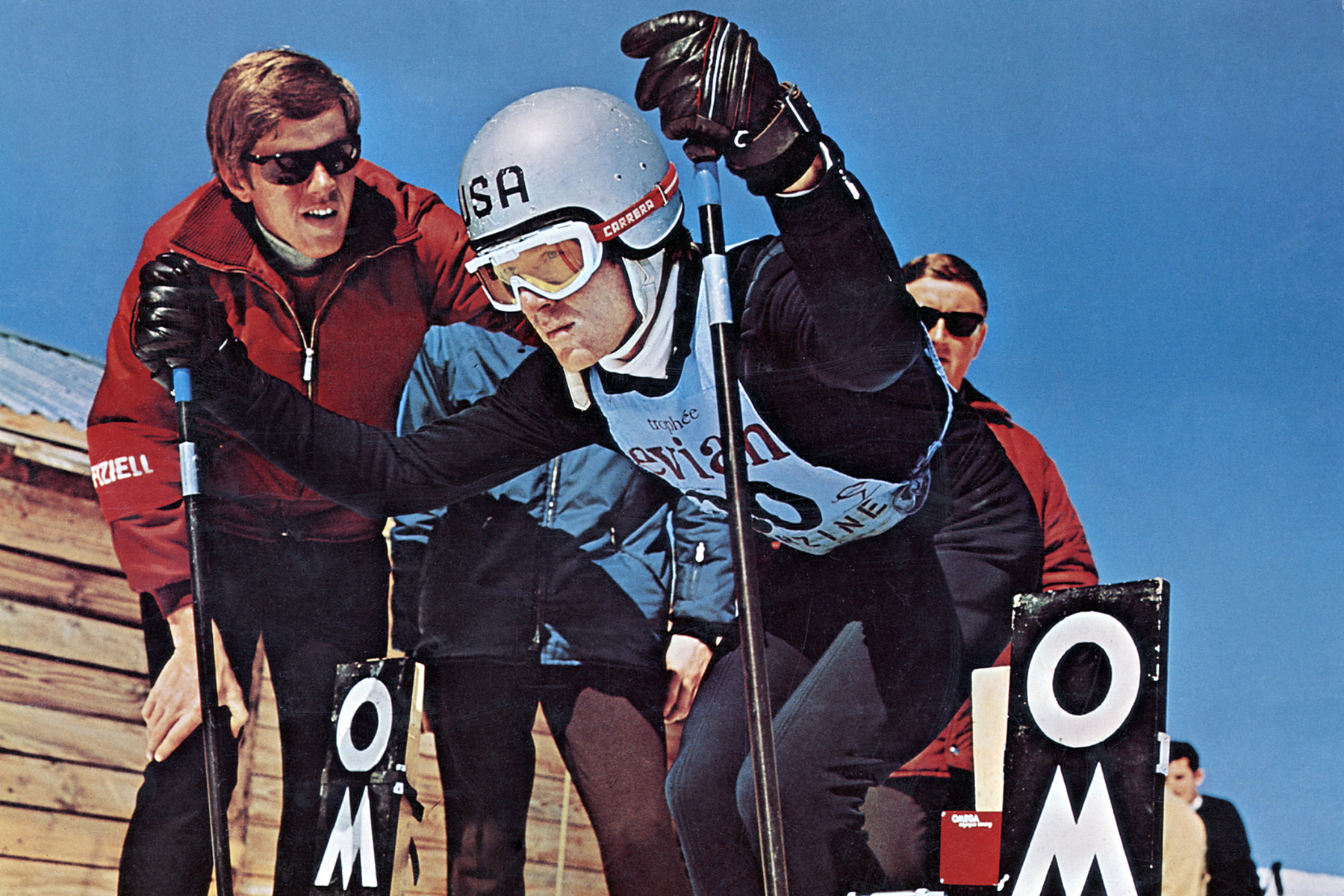 DOWNHILL RACER, Robert Redford, 1969.