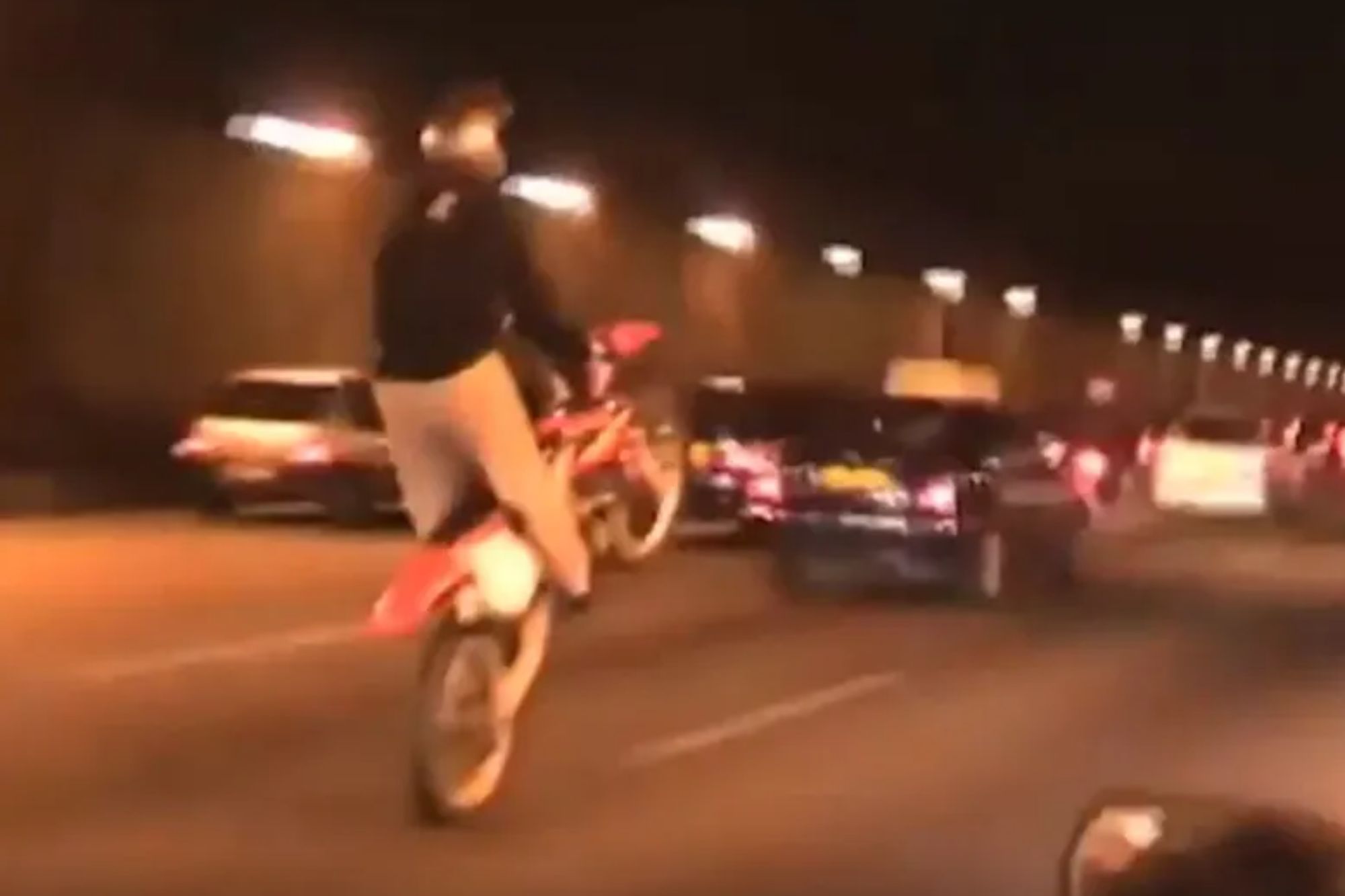 Louvre heist suspect is ex-museum guard and joyriding biker influencer who was filmed popping wheelies on Champs Elysee